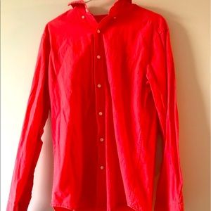 Gap Men’s Medium button down shirt red/orange